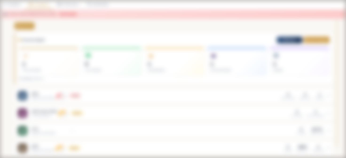 Compliance dashboard